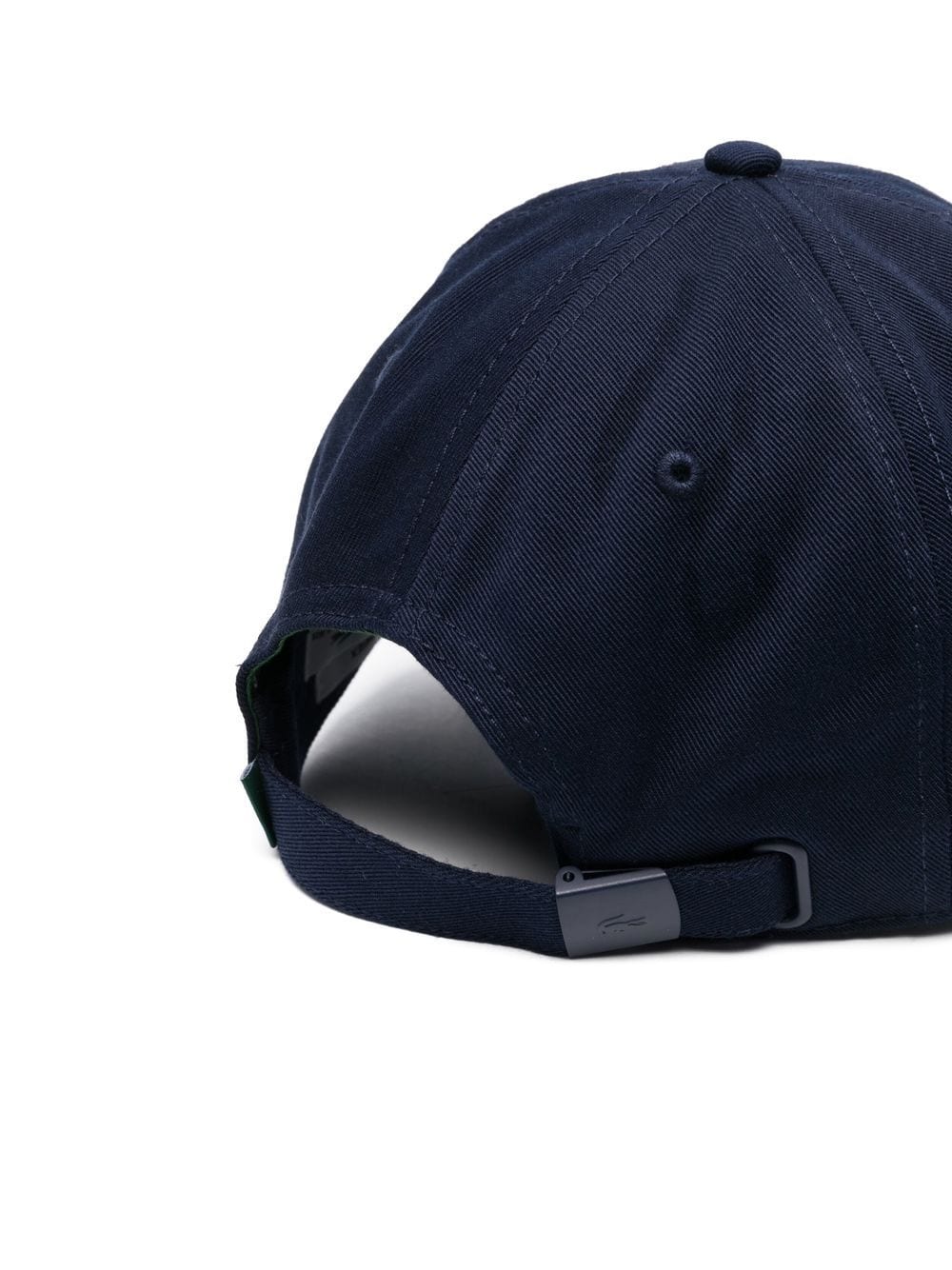 LACOSTE Organic Cotton Twill Cap Navy Blue - MAISONDEFASHION.COM