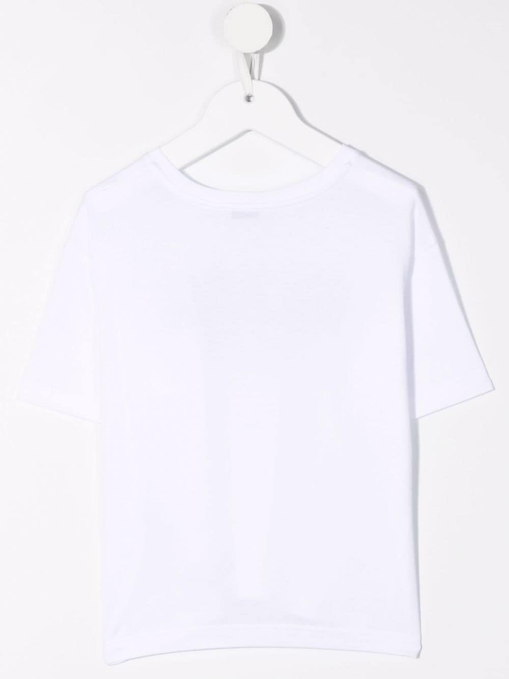 DOLCE & GABBANA KIDS Bellissima Logo Print T-Shirt White - MAISONDEFASHION.COM