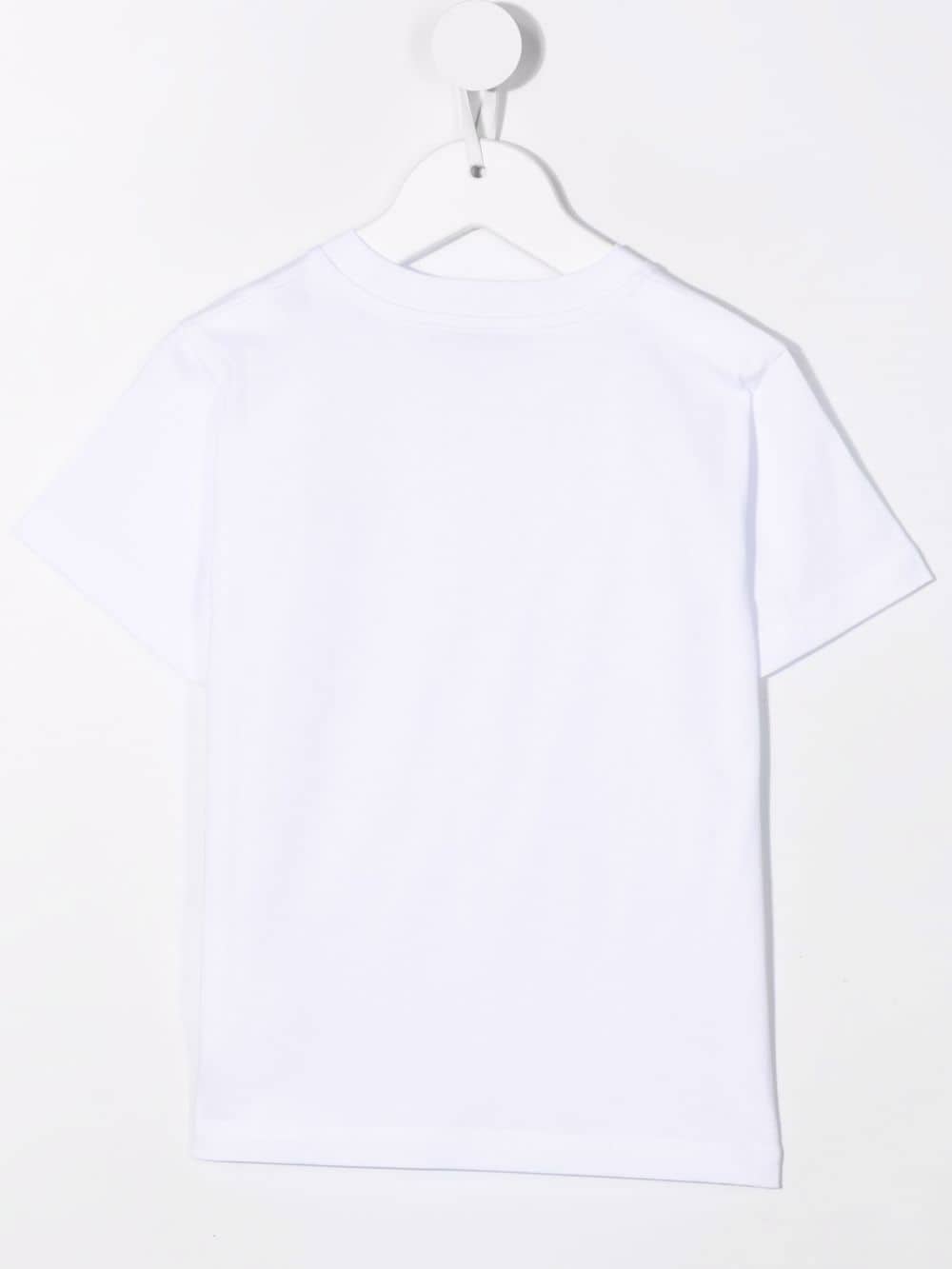 MONCLER KIDS Logo-patch T-shirt White - MAISONDEFASHION.COM
