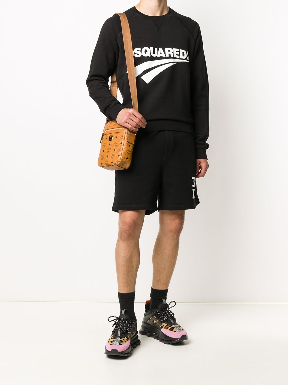 DSQUARED2 logo sweatshirt black - Maison De Fashion 