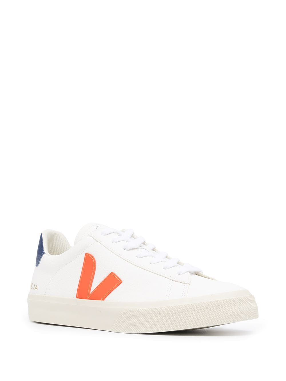 VEJA Campo lace-up sneakers White/Orange - MAISONDEFASHION.COM