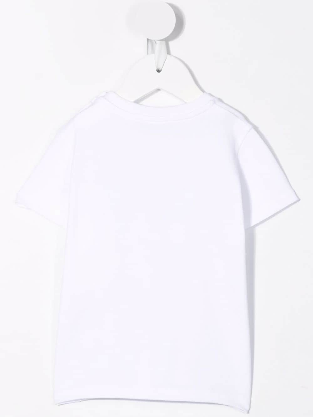 MONCLER BABY Logo-print cotton T-shirt White - MAISONDEFASHION.COM