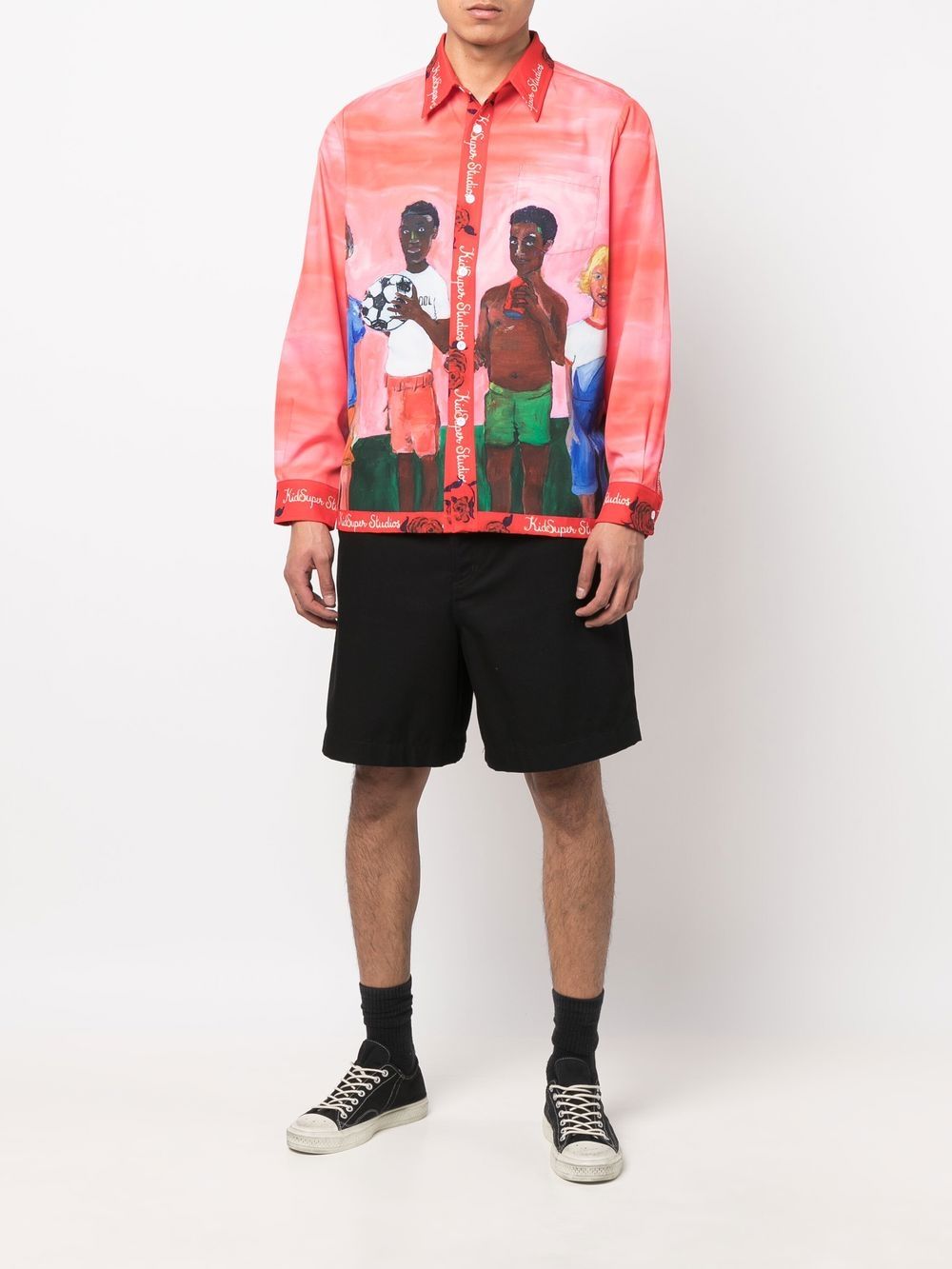 KIDSUPER Graphic-print shirt - MAISONDEFASHION.COM