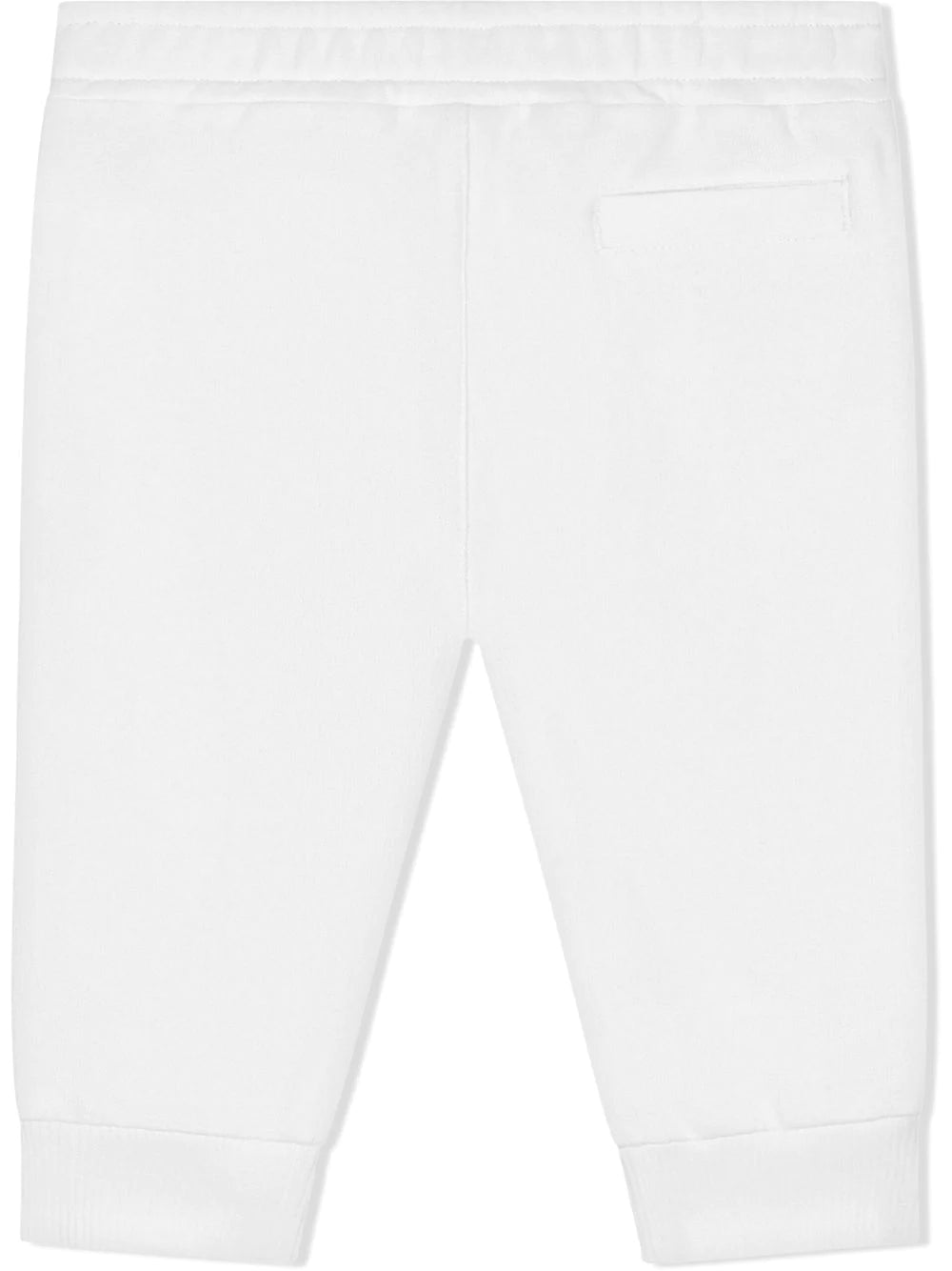 DOLCE & GABBANA BABY DG Logo-tape Track Trousers White/Navy Blue - MAISONDEFASHION.COM