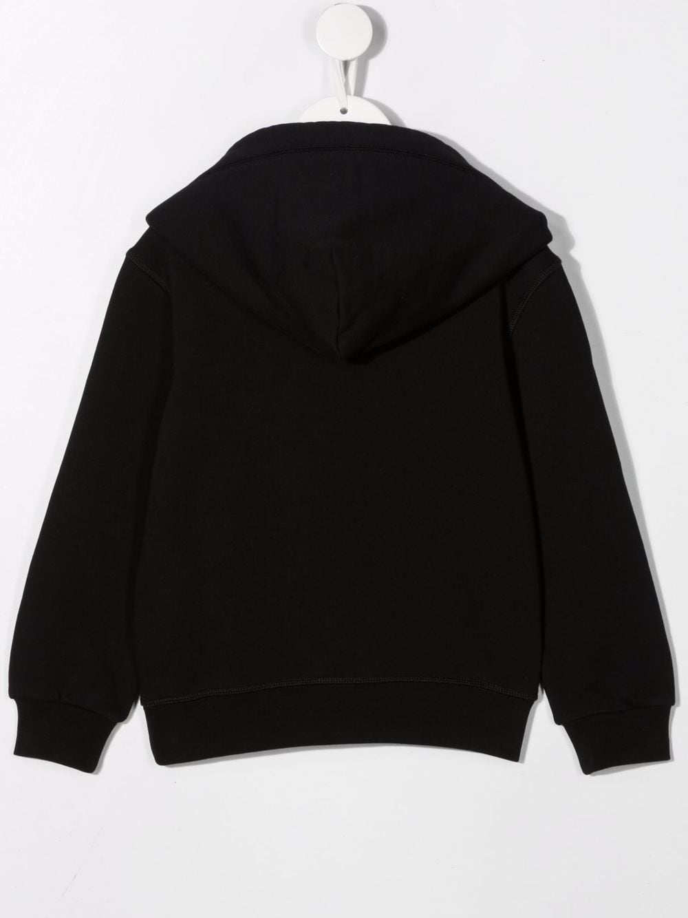 DSQUARED2 KIDS Logo Print Hoodie Black - MAISONDEFASHION.COM