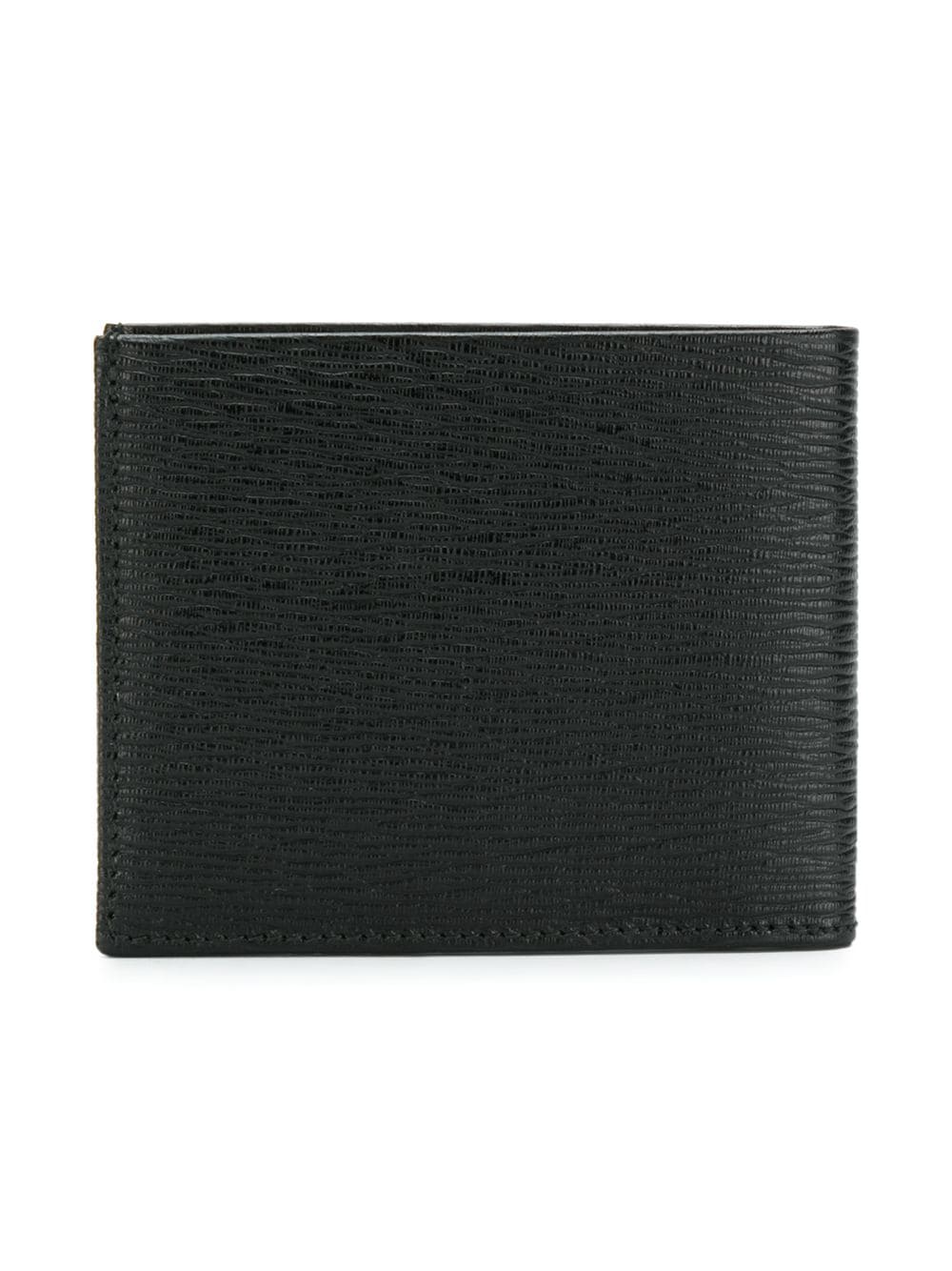 SALVATORE FERRAGAMO Double Gancini Logo Wallet Black - MAISONDEFASHION.COM