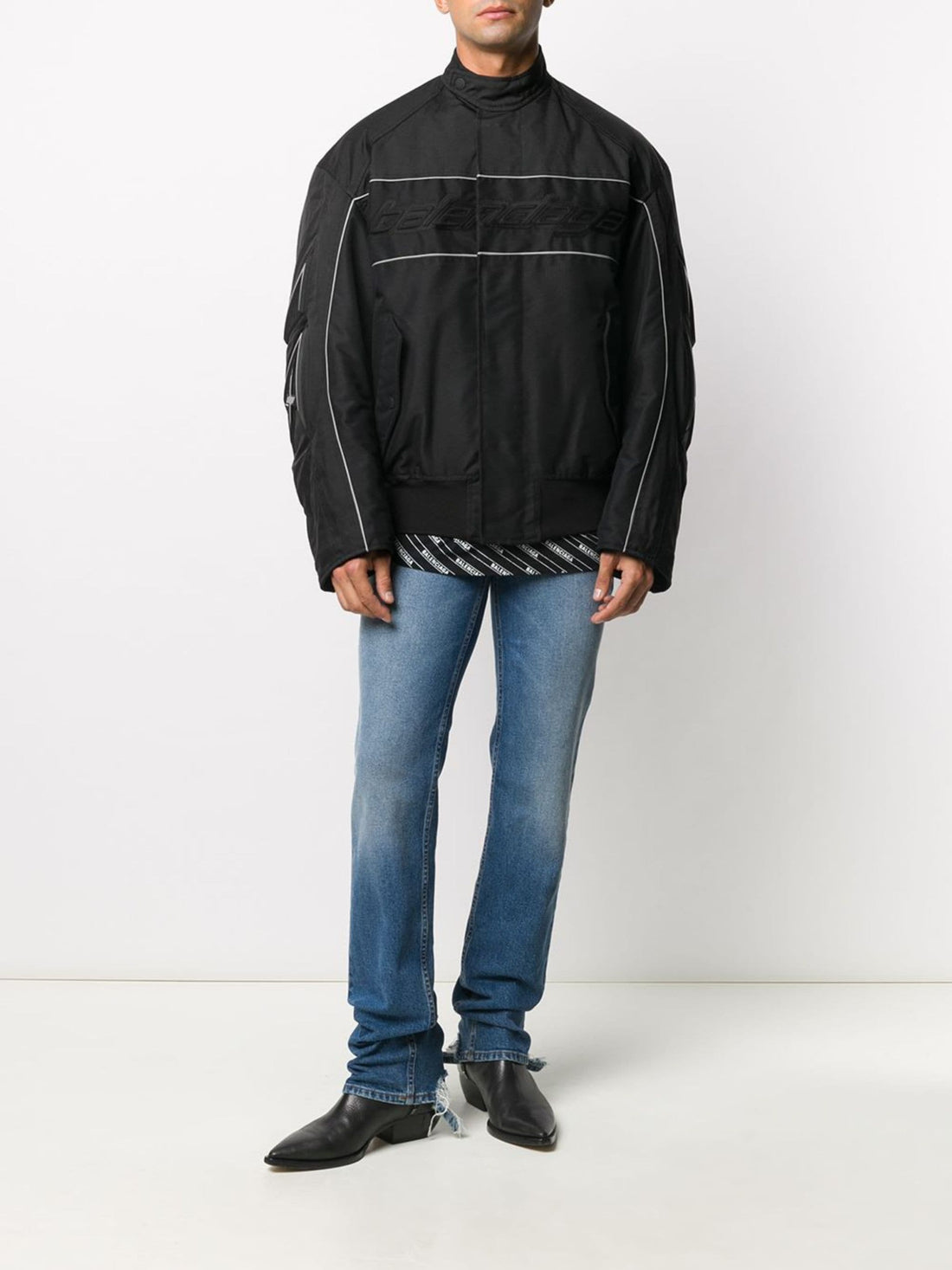 BALENCIAGA Racing Jacket Black - Maison De Fashion 