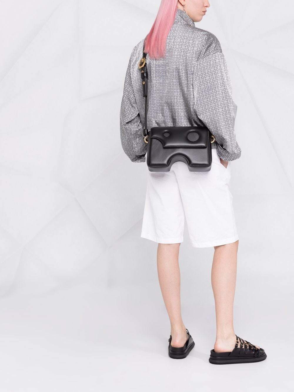 OFF-WHITE WOMEN Burrow 27 Shoulder Bag Black - MAISONDEFASHION.COM