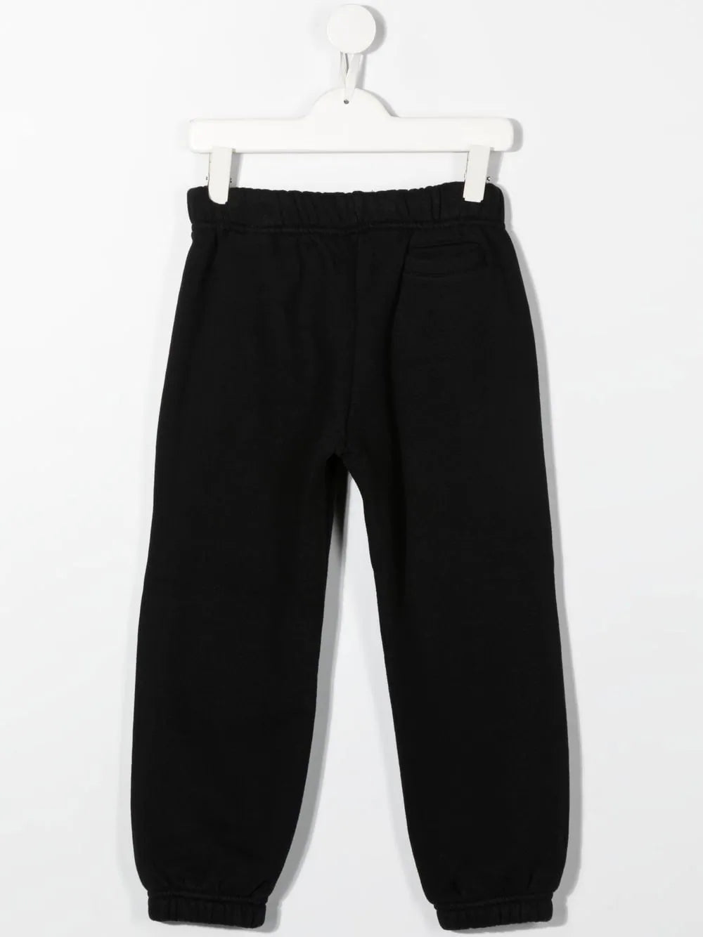 PALM ANGELS KIDS Classic Overlogo Sweat Pants Black/White - MAISONDEFASHION.COM