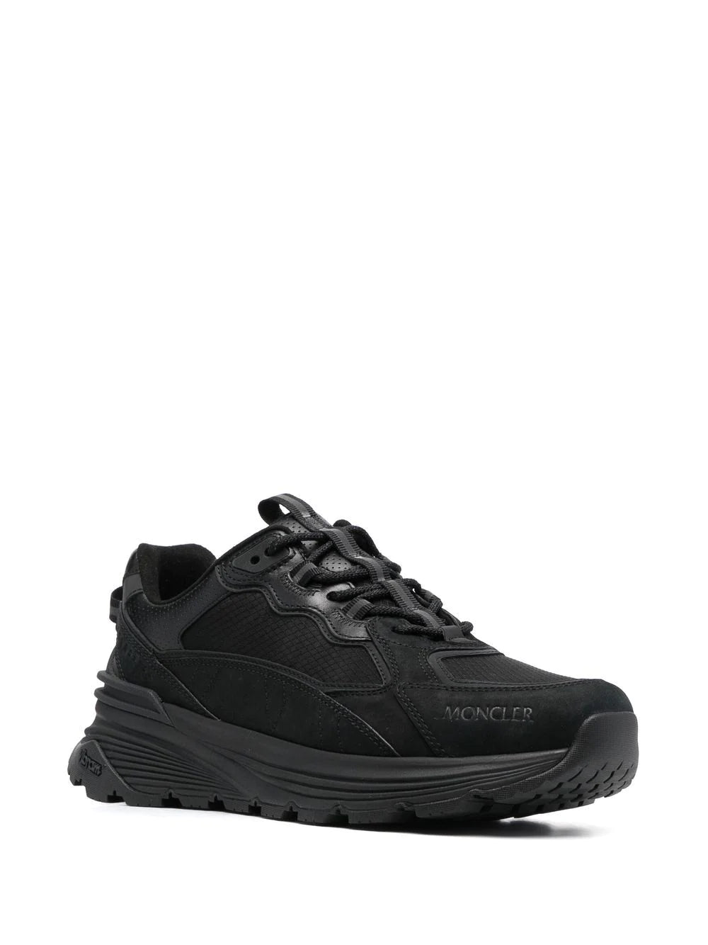 MONCLER Lite Runner Low-Top Sneakers Black - MAISONDEFASHION.COM