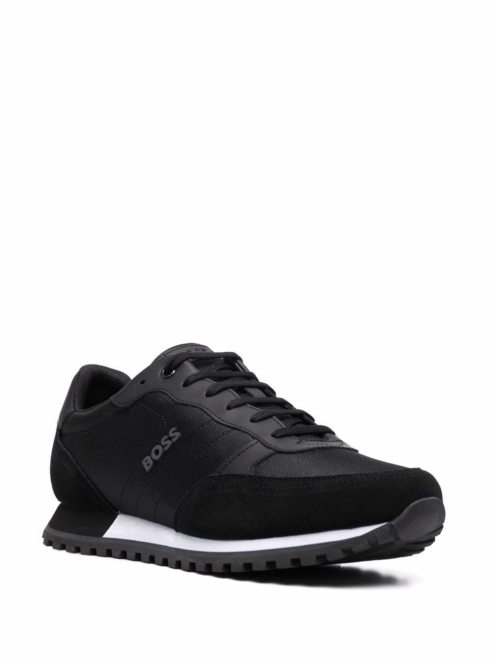 BOSS Lace-up trainers Black - MAISONDEFASHION.COM