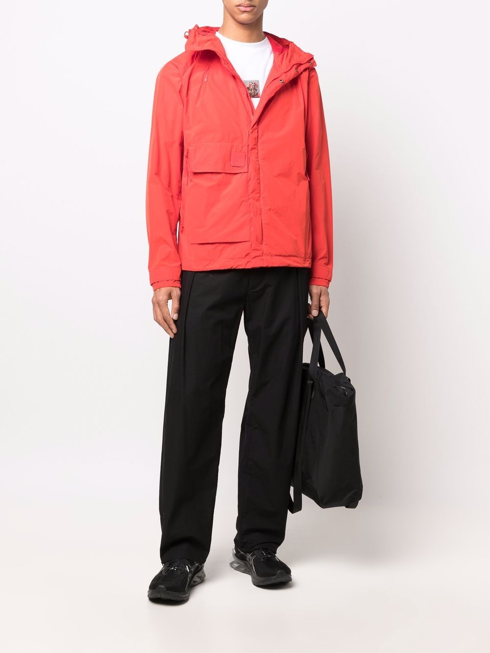 C.P COMPANY Metropolis Series Memri Hooded Jacket Red - MAISONDEFASHION.COM