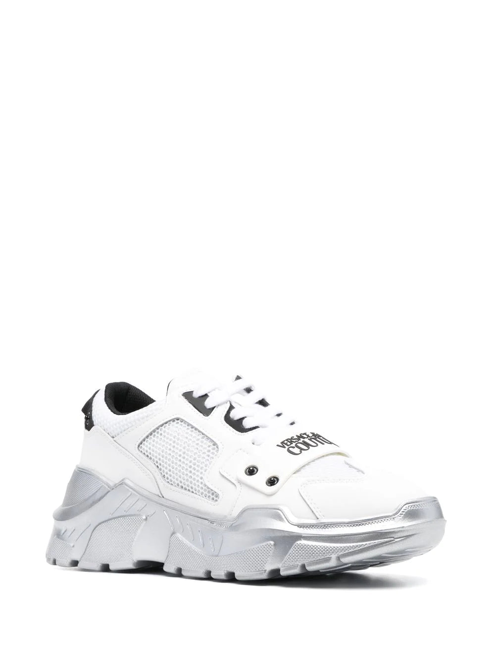 VERSACE Speed Track Sneakers White/White - MAISONDEFASHION.COM