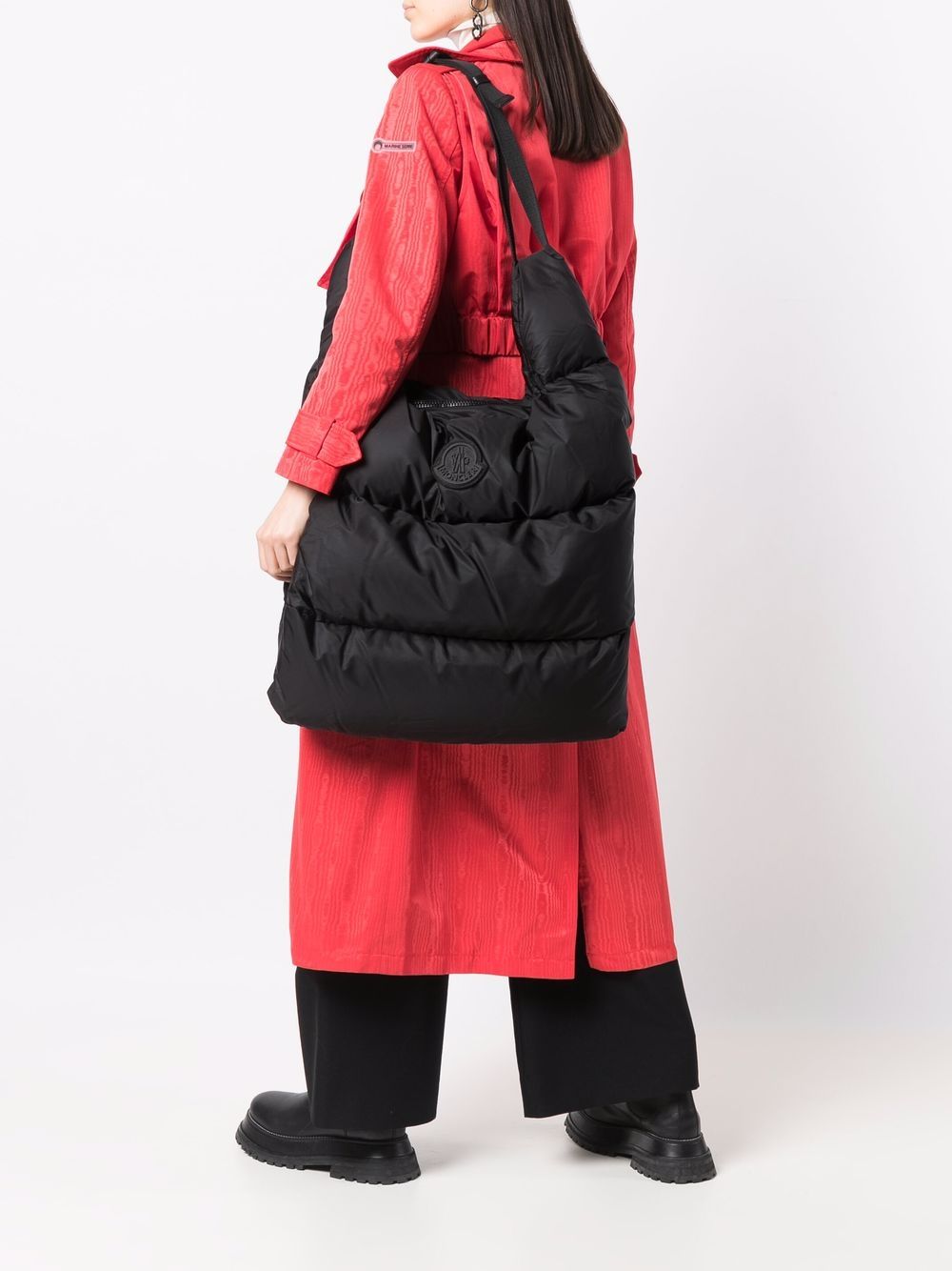 MONCLER  Shell puffer tote Black - MAISONDEFASHION.COM