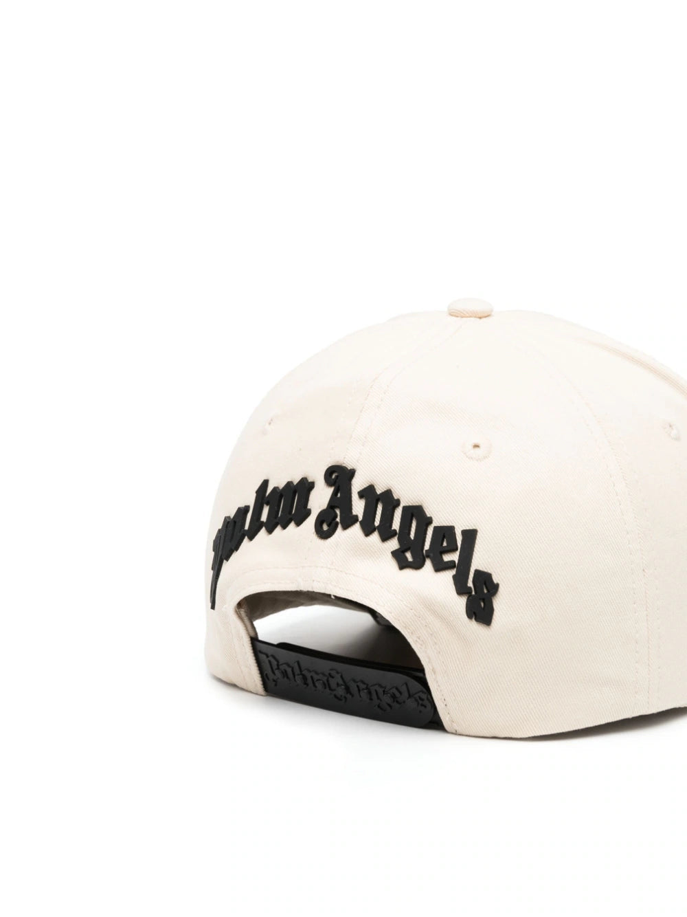 PALM ANGELS Back Logo Cap Beige - MAISONDEFASHION.COM