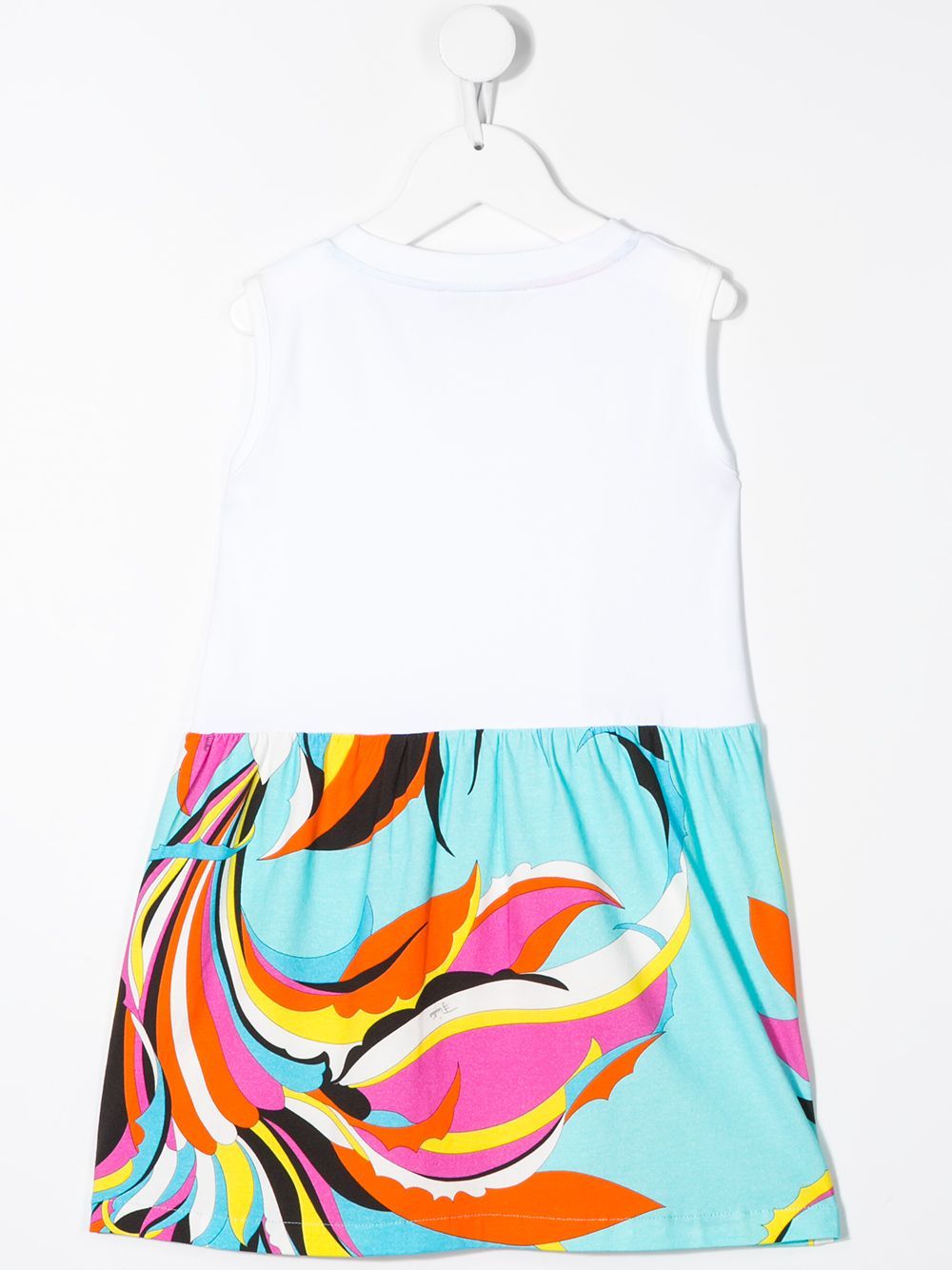EMILIO PUCCI KIDS swirl-print dress white - Maison De Fashion 