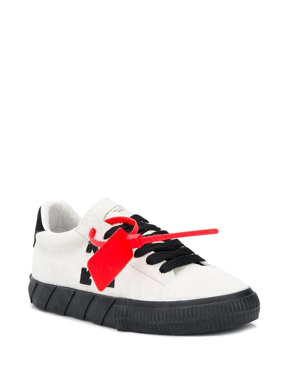 OFF-WHITE Women New Arrow Low Vulcanized Sneakers White - Maison De Fashion 