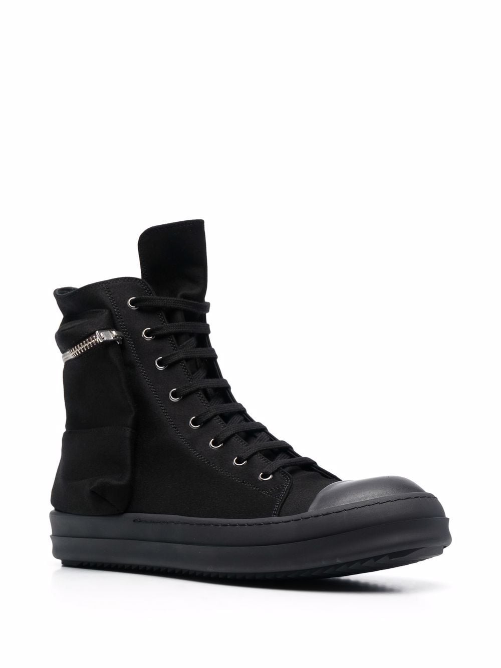RICK OWENS DRKSHDW High Top Sneakers Black - MAISONDEFASHION.COM