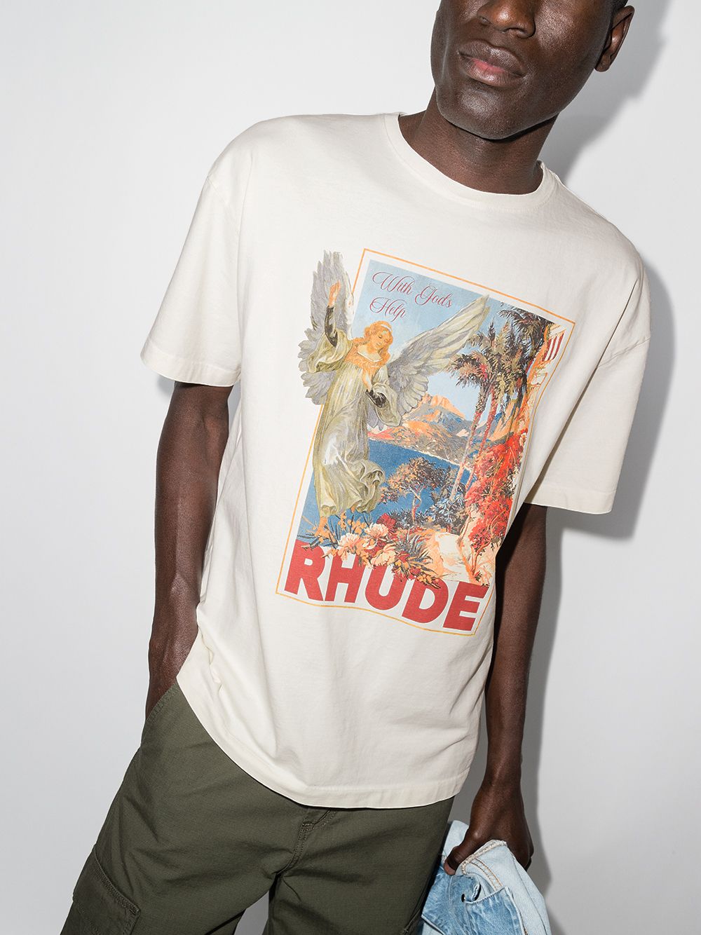 RHUDE Angel T-Shirt White