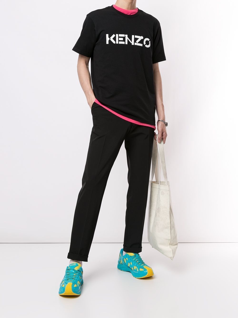 KENZO Logo T-shirt Black - Maison De Fashion 