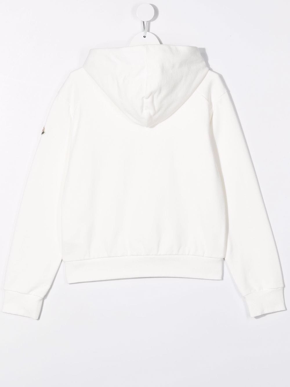 MONCLER KIDS Quilted Panelled Jacket White - MAISONDEFASHION.COM