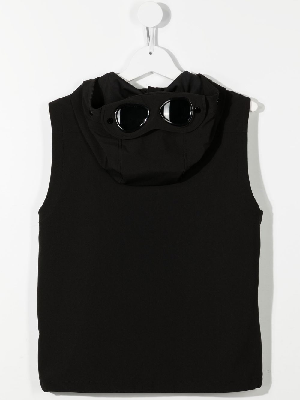 C.P COMPANY KIDS Chest logo-print detail gilet Black - MAISONDEFASHION.COM