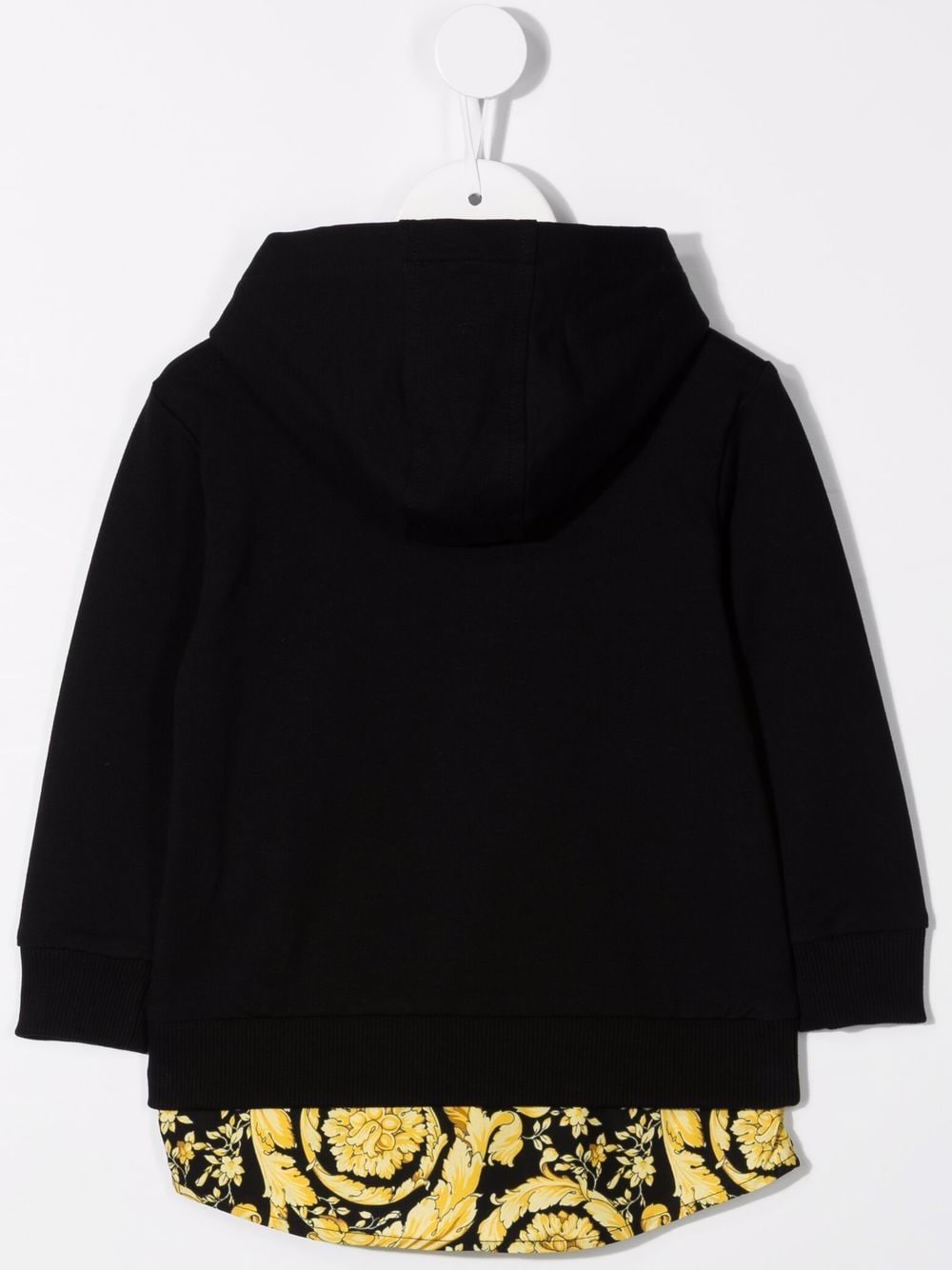 VERSACE BABY Logo Hooded Dress - MAISONDEFASHION.COM