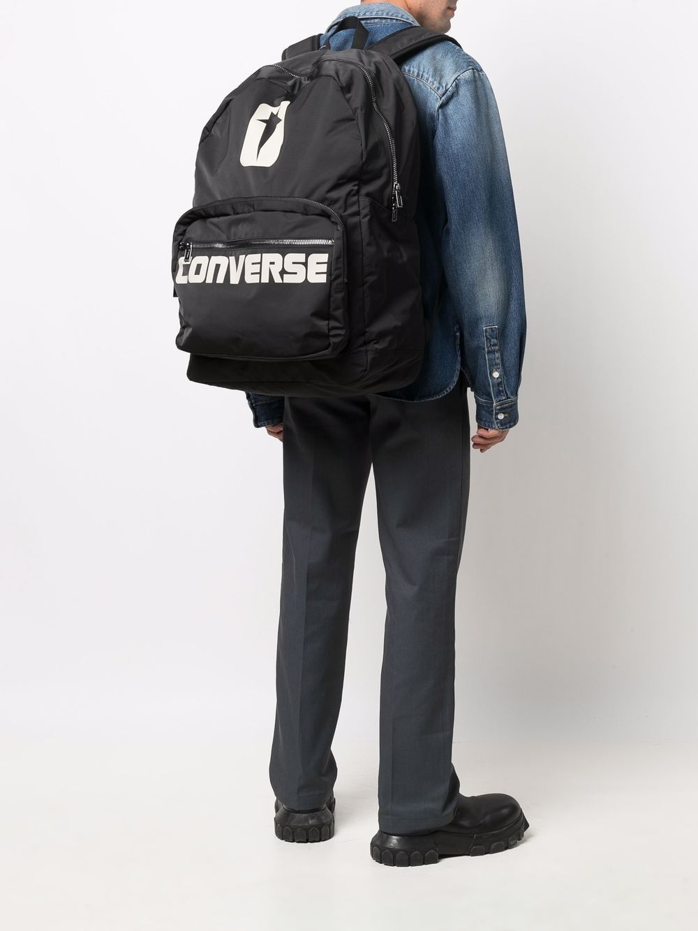 CONVERSE X DRKSHDW Oversized Logo Bag - MAISONDEFASHION.COM