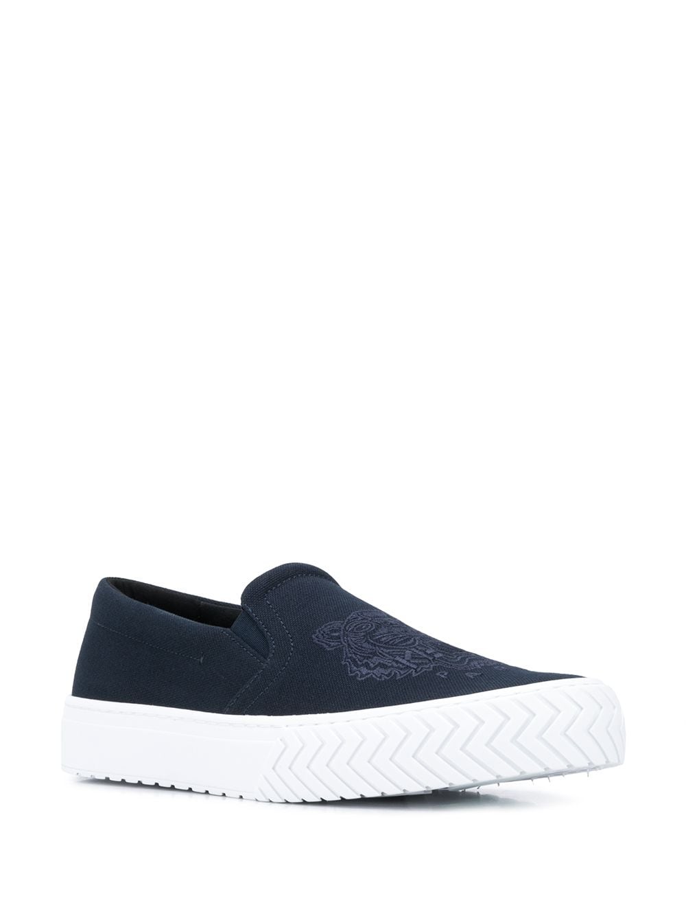 Kenzo Tiger Slip On Sneakers Navy - Maison De Fashion 