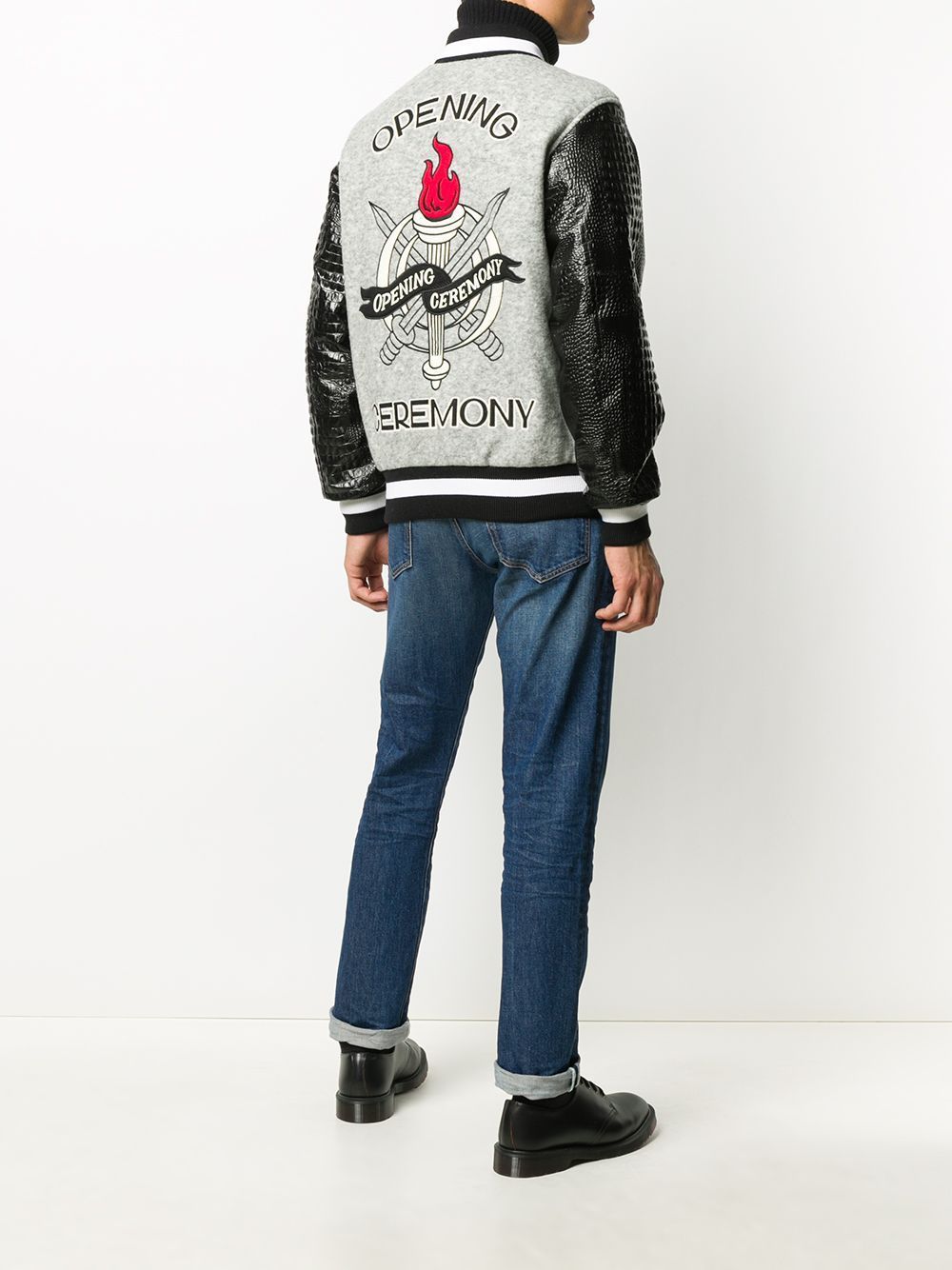 OPENING CEREMONY Varsity Jacket Grey - Maison De Fashion 