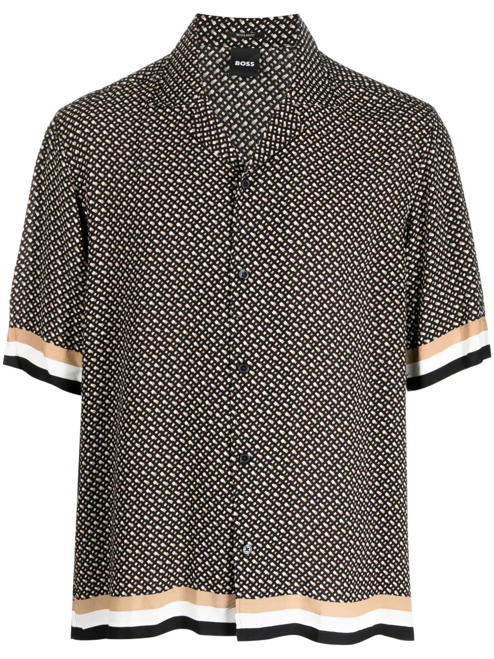 BOSS Larsu Shirt Medium Beige - MAISONDEFASHION.COM