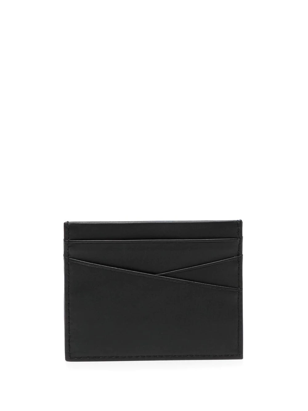 BOSS Leather Card Holder Black - MAISONDEFASHION.COM