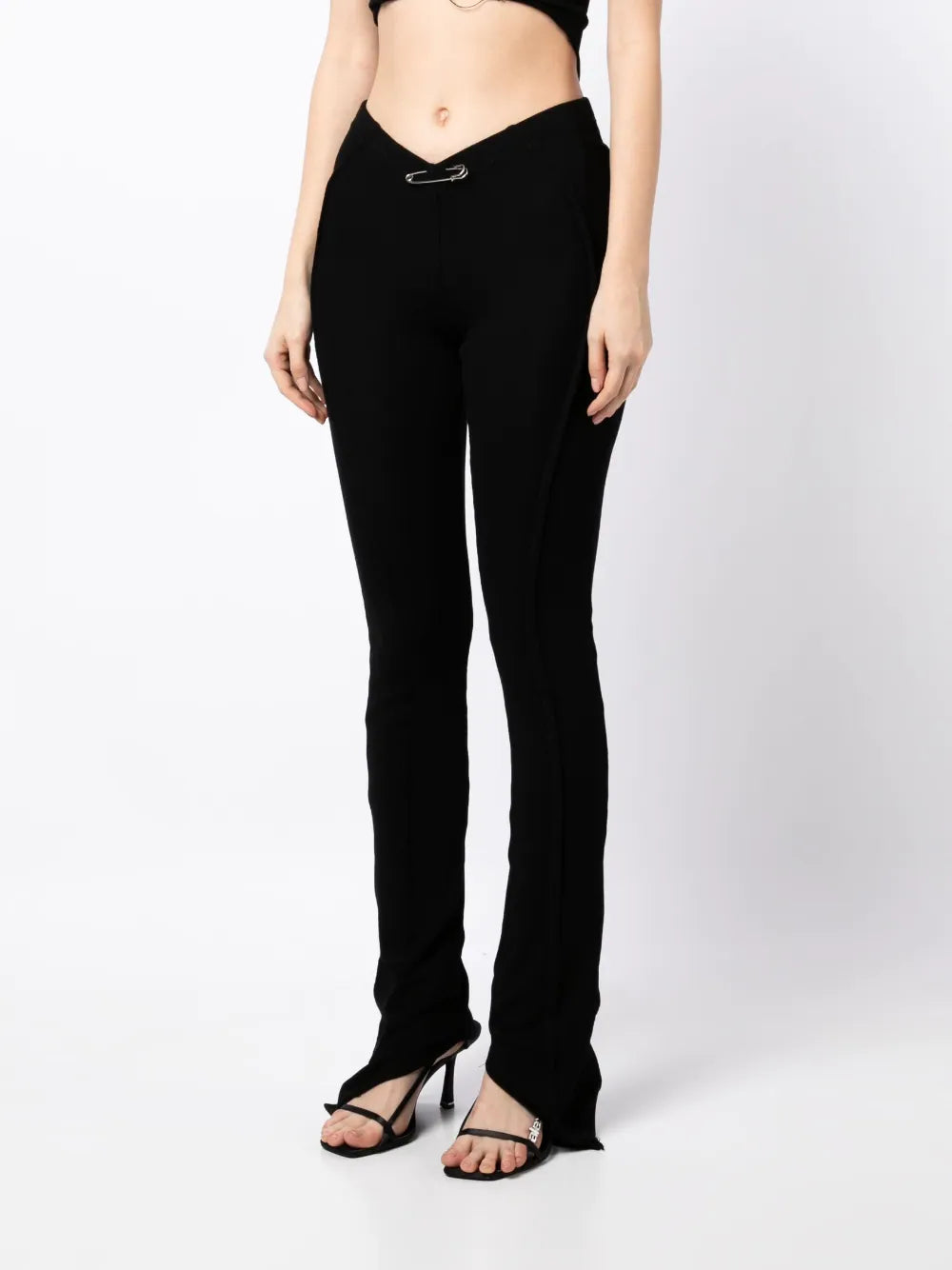 SAMI MIRO VINTAGE Asymmetric Pants Black - MAISONDEFASHION.COM