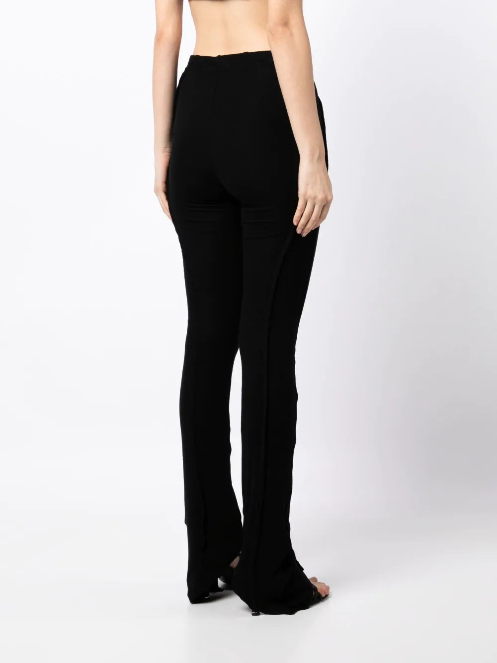 SAMI MIRO VINTAGE Asymmetric Pants Black - MAISONDEFASHION.COM
