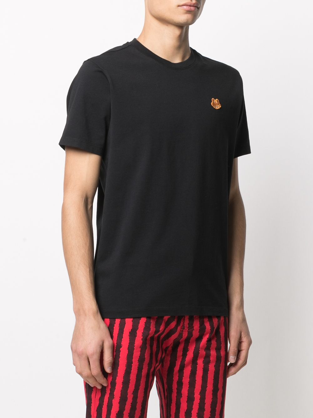 KENZO Mini Tiger Logo T-Shirt Black - MAISONDEFASHION.COM