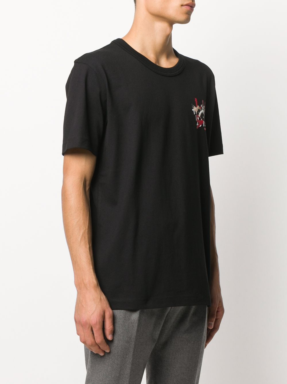 HUGO Artistic Logo T-Shirt Black - Maison De Fashion 