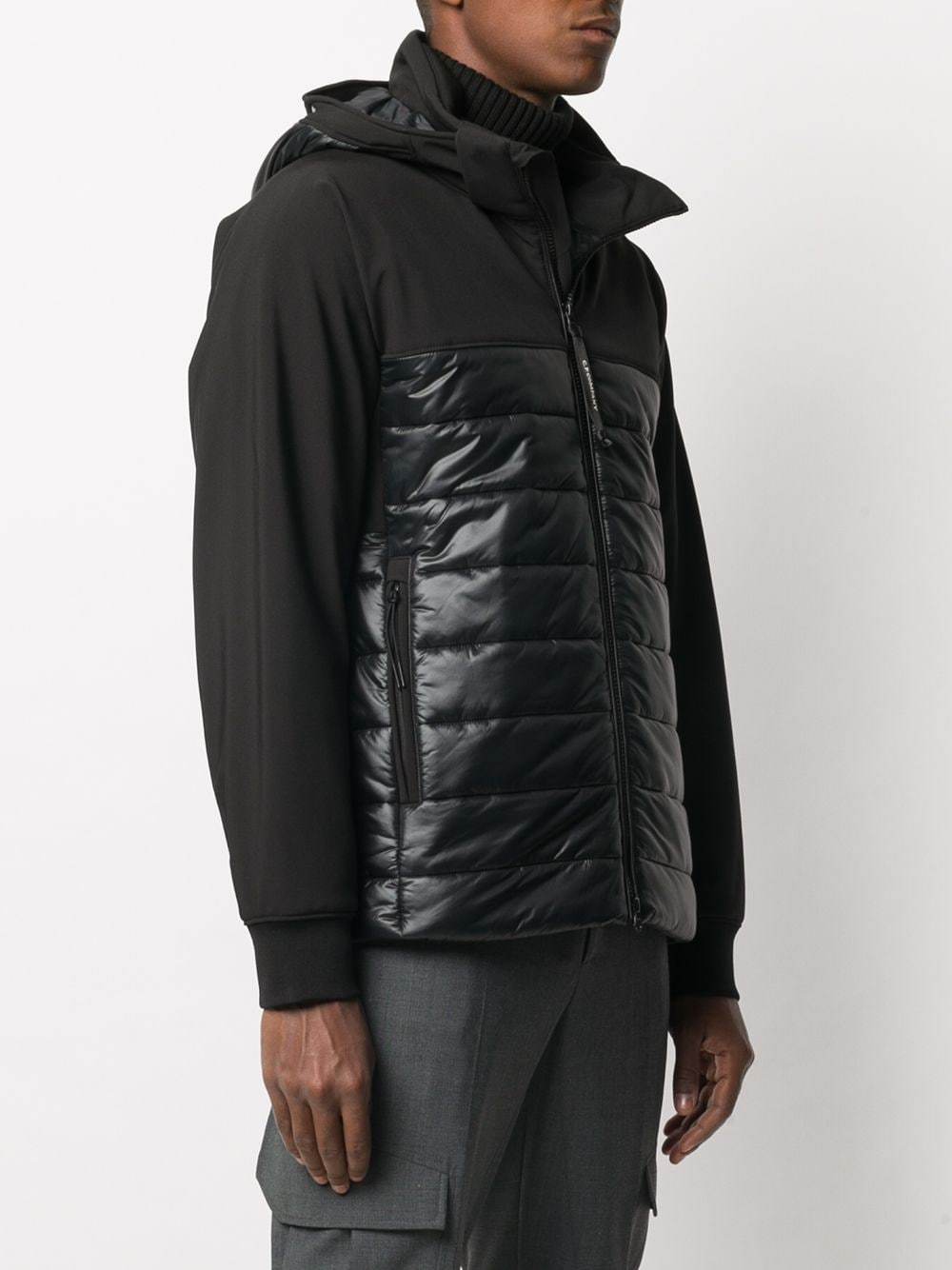 C.P. COMPANY Logo Down Jacket Black - Maison De Fashion 