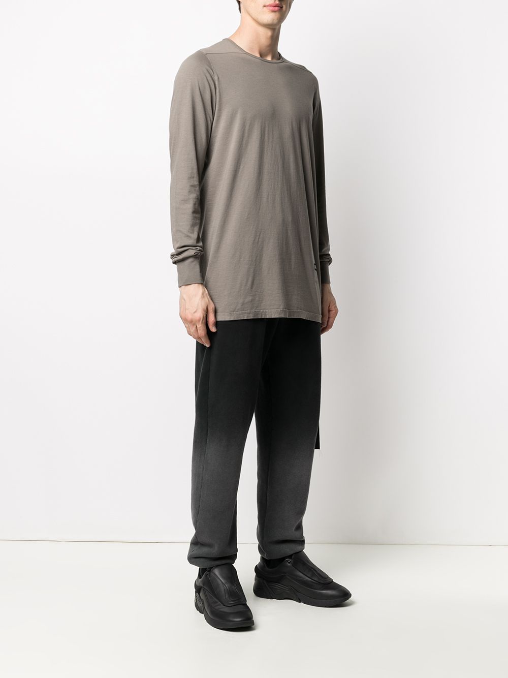 Rick Owens shops DRKSHDW Long Sleeve Dust Shirt