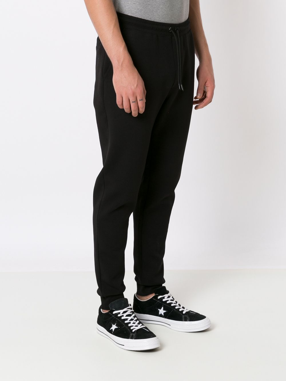 BOSS X NBA Lakers Logo Sweatpants Black - MAISONDEFASHION.COM