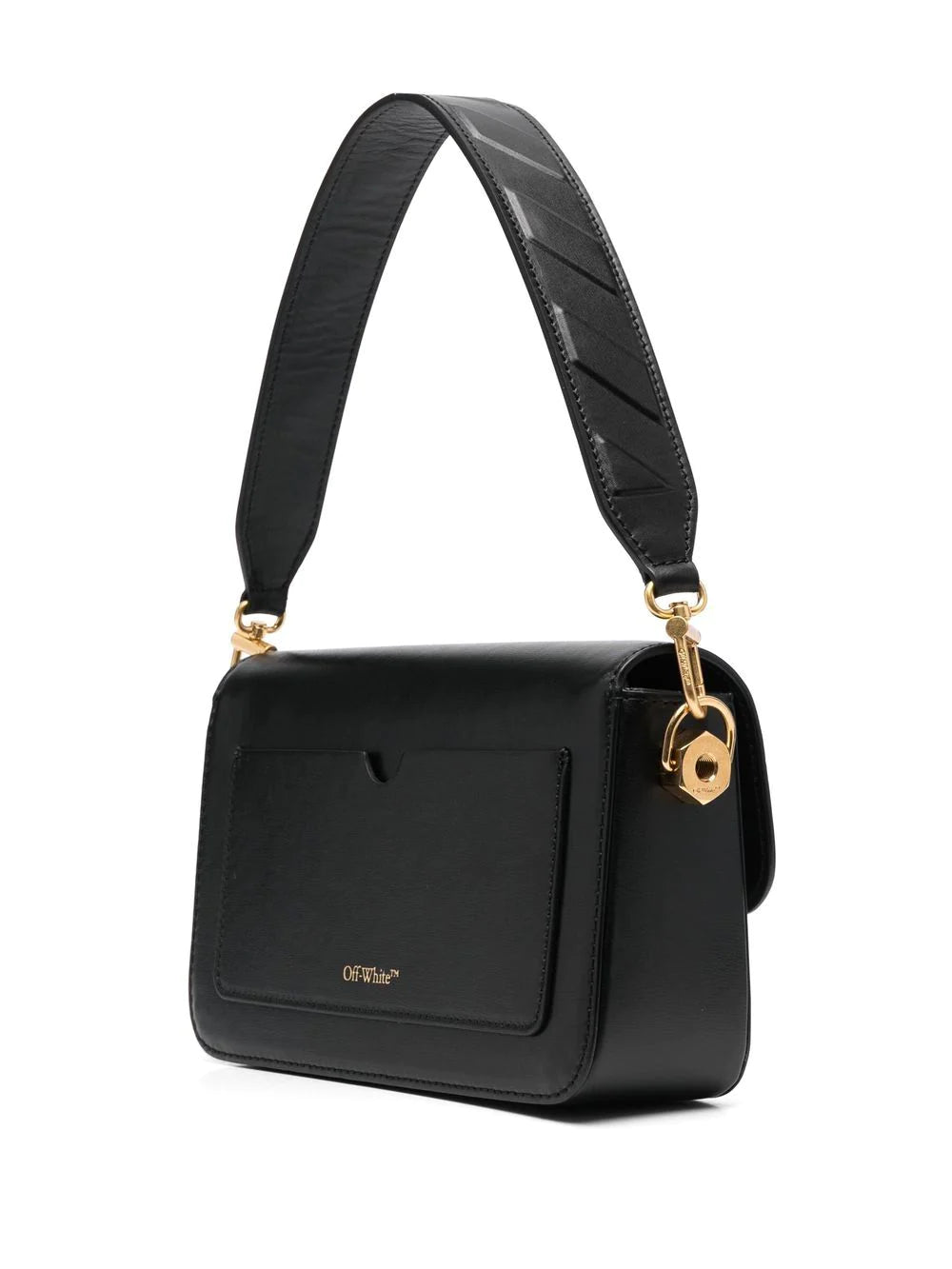 Off-White ,Binder Clip Hand Bag in Patent Black BNWT OS