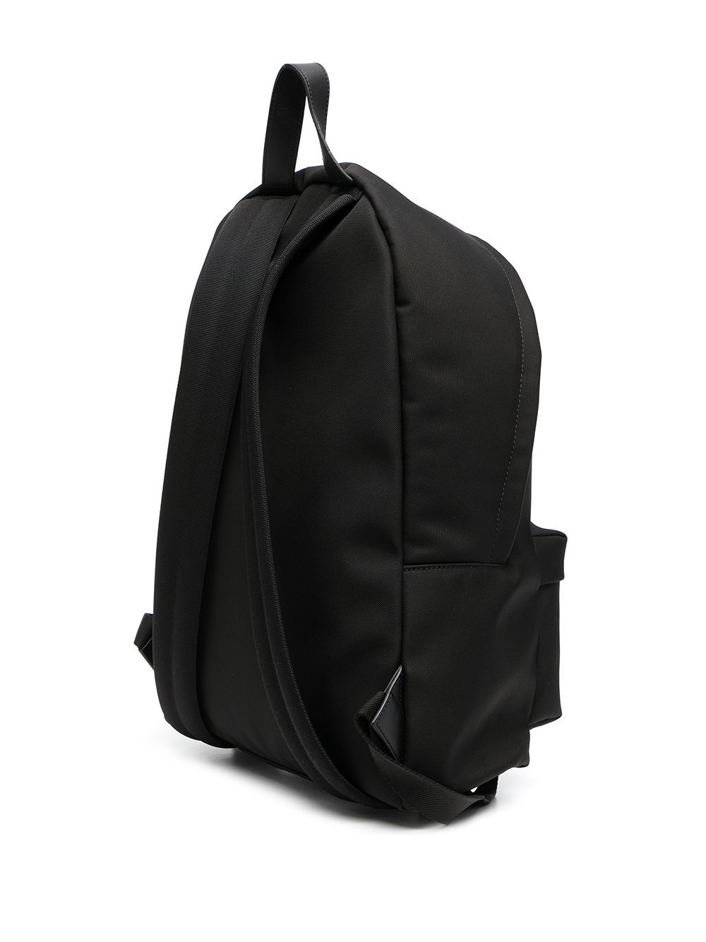 Moncler Logo Patch Backpack Black - MAISONDEFASHION.COM
