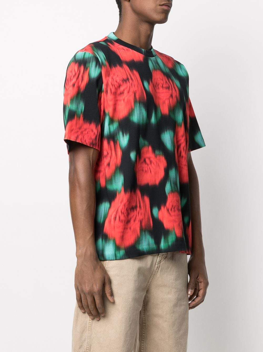 KENZO Floral Blur Effect T-shirt - MAISONDEFASHION.COM