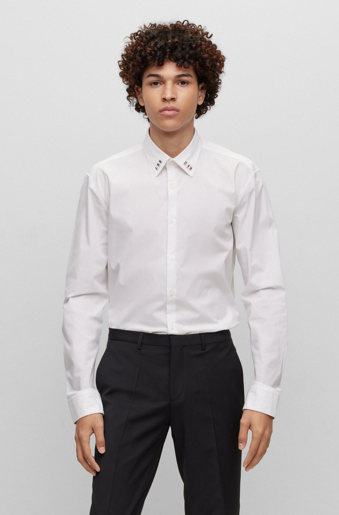 HUGO Ermo Shirt White - MAISONDEFASHION.COM