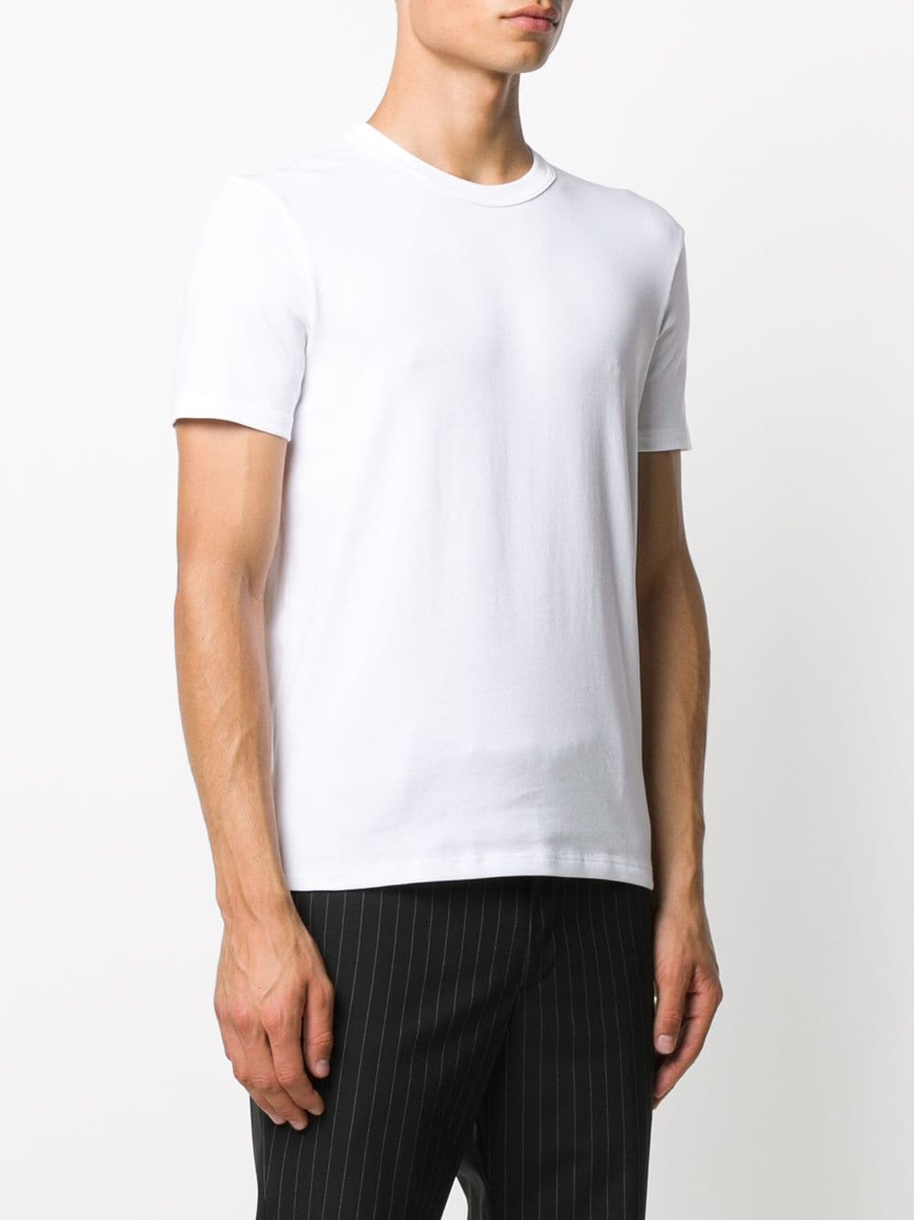 TOM FORD Cotton T-Shirt White - MAISONDEFASHION.COM