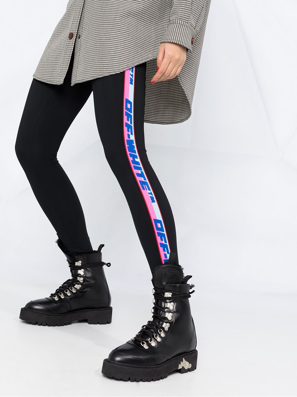 OFF-WHITE Women Athleisure Leggings Black - Maison De Fashion 