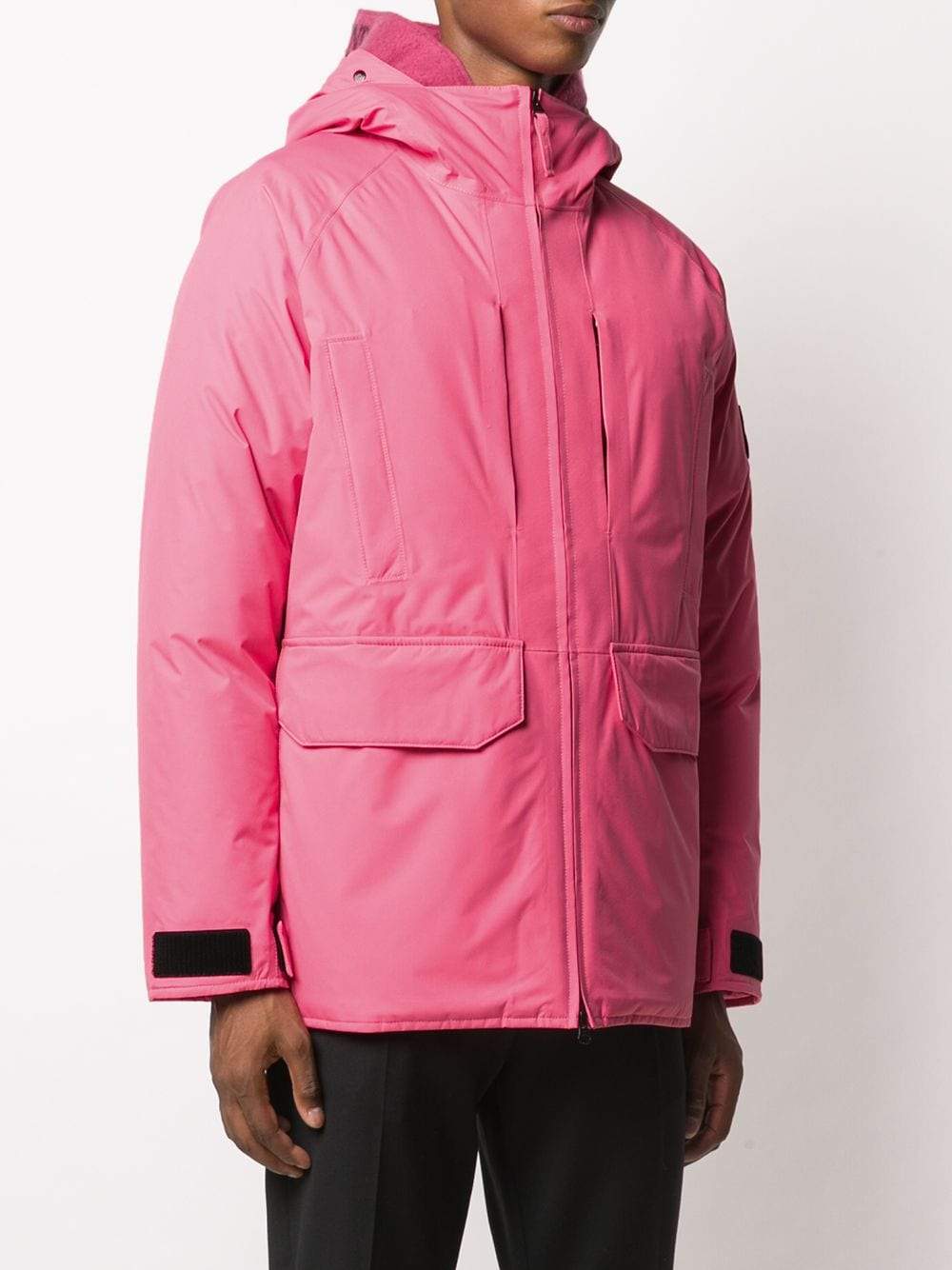 STONE ISLAND Ripstop Gore-Tex Down Coat Pink - Maison De Fashion 