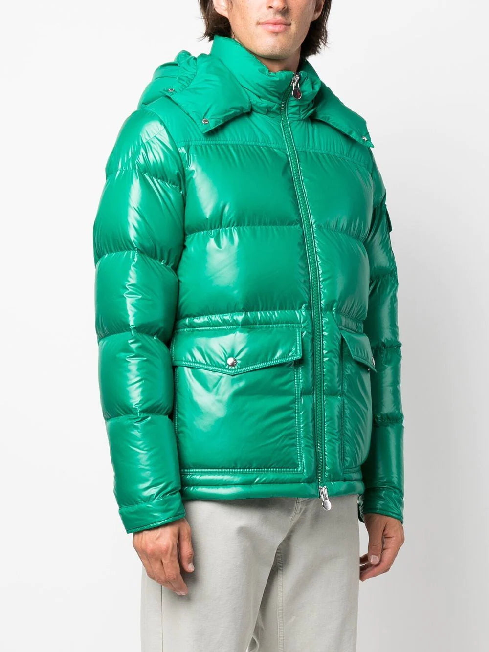 MONCLER Masaya Padded Jacket Green - MAISONDEFASHION.COM