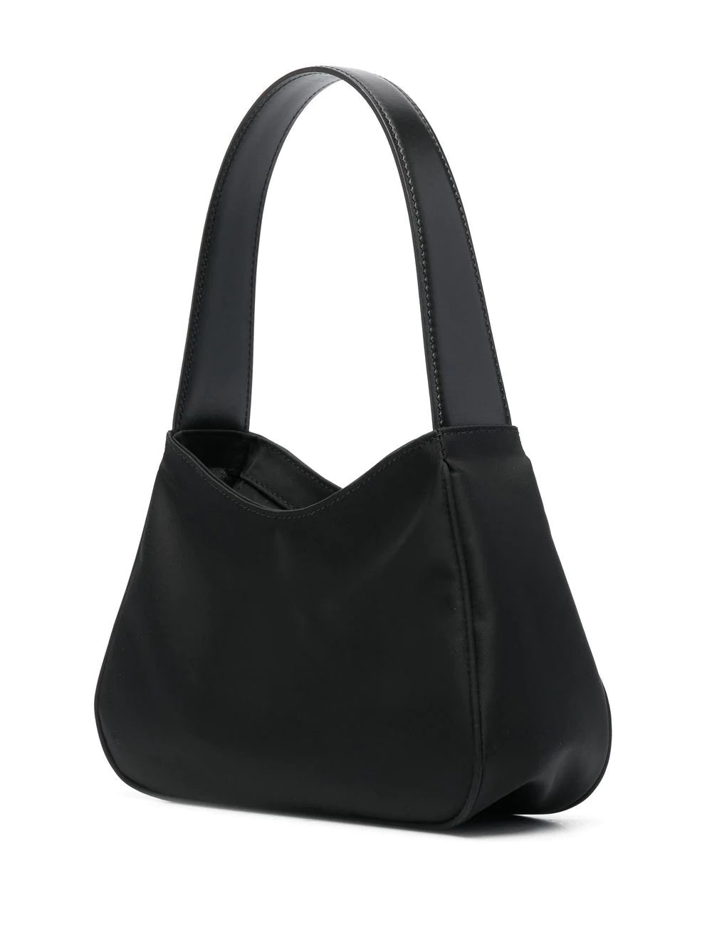 PALM ANGELS WOMEN Venice Track Hobo Bag Black/White - MAISONDEFASHION.COM