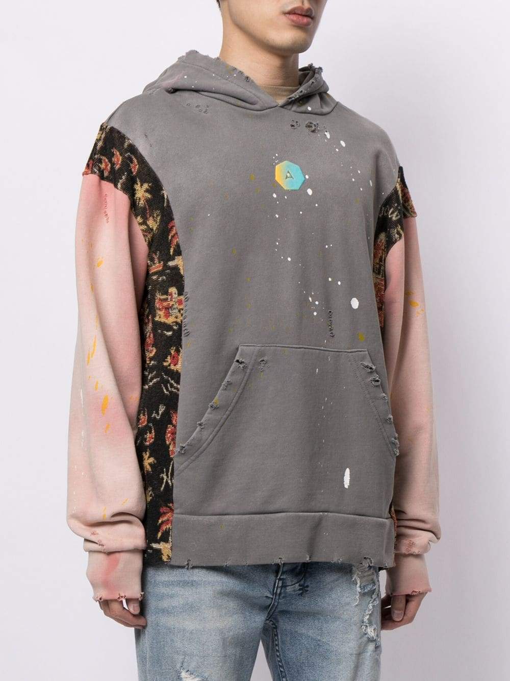 ALCHEMIST No Beach Hoodie Grey - MAISONDEFASHION.COM