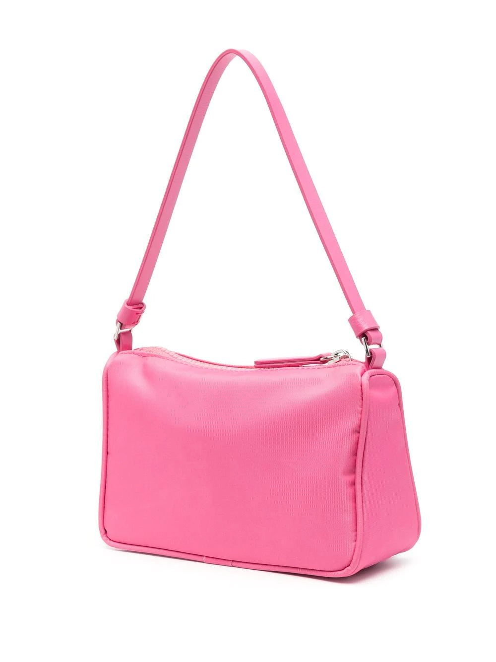 PALM ANGELS WOMEN Big Palm Nylon Pouch Pink/Pink - MAISONDEFASHION.COM